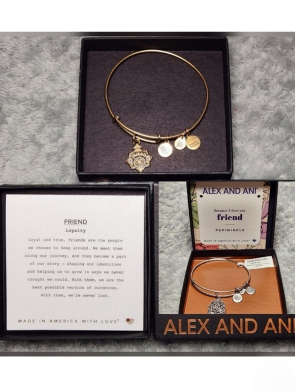 ALEX AND ANI bracelets Lot of 2 (1-NWT, 1-NWOT) both in boxes